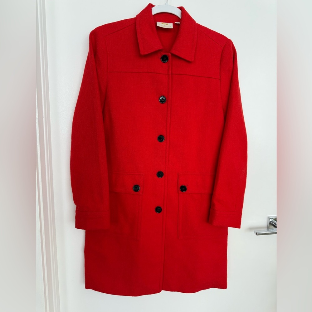 Maeve by Anthropologie red coat